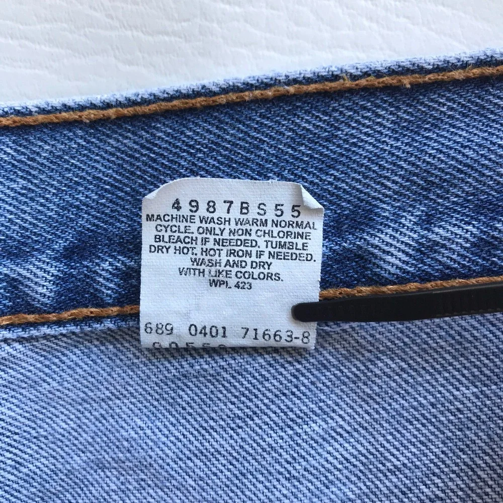 Levi's 550 Men's Relaxed Fit Jeans 36x32 Blue Med Wash Denim 100% Cotton Zip Fly